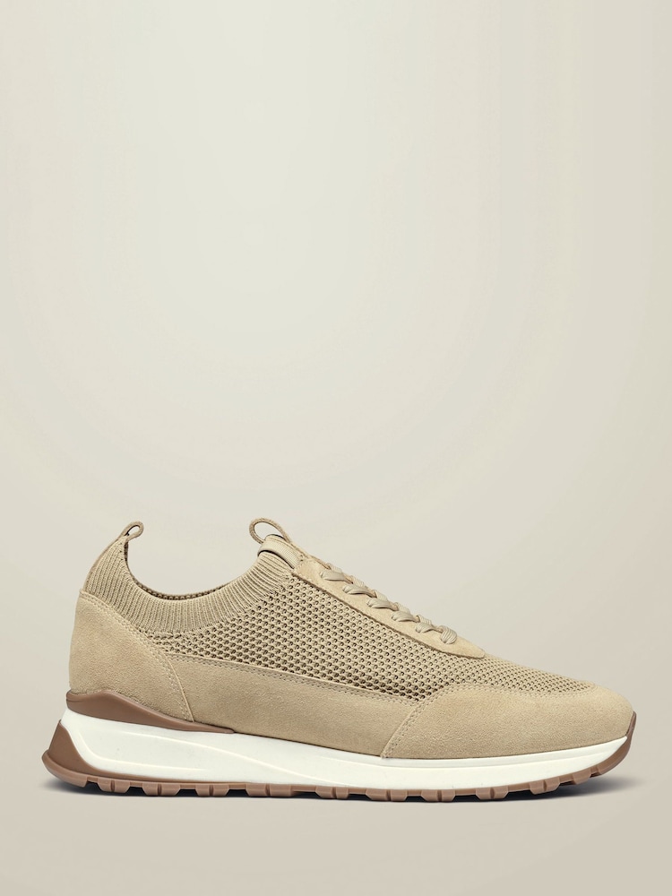 Charles Tyrwhitt Natural Knitted Trainers - Image 1 of 4
