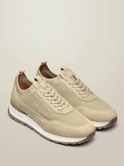 Charles Tyrwhitt Natural Knitted Trainers - Image 2 of 4