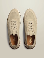 Charles Tyrwhitt Natural Knitted Trainers - Image 3 of 4