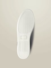 Charles Tyrwhitt Blue Leather And Suede Trainers - Image 4 of 4