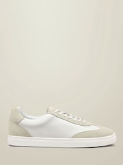 Charles Tyrwhitt White Suede and Textile Shoes - Image 1 of 4