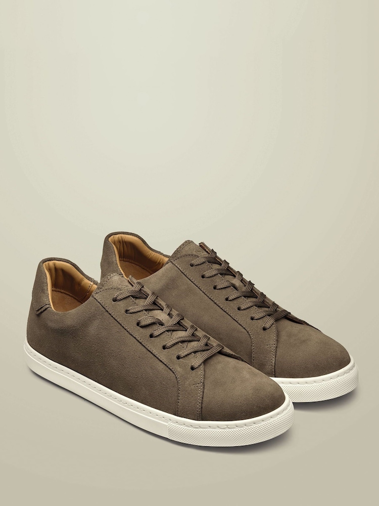 Rjav Chrome - Charles Tyrwhitt Suede Trainers - Slika 2 iz 4