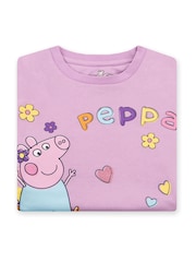 Character Purple Peppa Pig 100% Cotton T-Shirt - Image 11 of 11