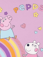 Character Purple Peppa Pig 100% Cotton T-Shirt - Image 7 of 11
