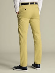 Charles Tyrwhitt Yellow Classic Fit Updated Smart Casual Chinos - Image 2 of 5