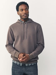 Neutral Textured Overhead Hoodie - Image 1 of 7