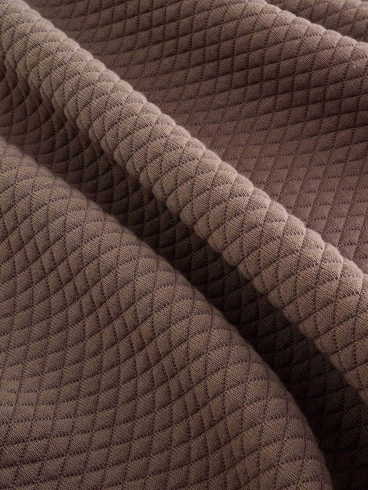Neutral Textured Overhead Hoodie - Image 7 of 7 Neutral Textured Overhead Hoodie - Image 7 of 7