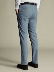 Charles Tyrwhitt Blue Slim Fit Updated Smart Casual Chinos - Image 2 of 5