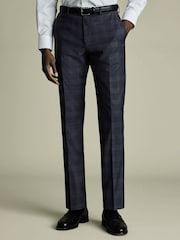 Узкие брюки в итальянскую клетку Charles Tyrwhitt - Изображение 1 из 5