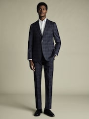 Узкие брюки в итальянскую клетку Charles Tyrwhitt - Изображение 3 из 5