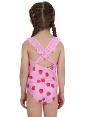 Harry Bear Strawberry Swimsuit With Frill Straps - Imagen 2 de 10