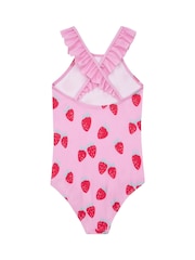 Harry Bear Strawberry Swimsuit With Frill Straps - Imagen 6 de 10