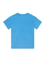 Character Blue Peppa Pig George Pig And Dinosaur 100% Cotton T-Shirt - Image 3 of 10