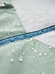 Bleu/Vert color block - Veste à capuche doublée polaire imperméable (3-17ans) - Image 10 de 10