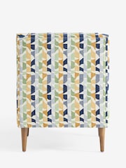 Broken Geo Chenille Ochre Prescott Armchair - Image 8 of 9