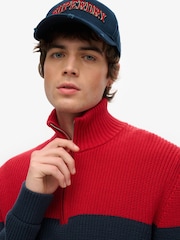 Superdry Blue Varsity Logo Trucker Cap - Image 5 of 5
