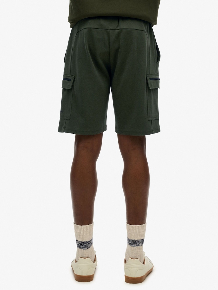 Superdry Grey Chrome Tech Logo Cargo Shorts - Image 2 of 6