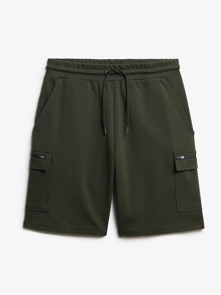 Superdry Grey Chrome Tech Logo Cargo Shorts - Image 3 of 4