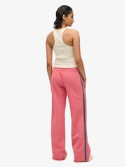 Superdry Red Athletic Essentials Logo Straight Joggers - Image 2 of 5