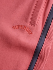 Superdry Red Athletic Essentials Logo Straight Joggers - Image 5 of 5