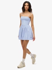 Superdry Light Blue Corset Cami Mini Dress - Image 3 of 7