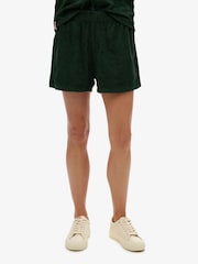 Superdry Green Country Club Towelling Shorts - Image 2 of 6