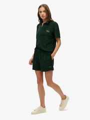 Superdry Green Country Club Towelling Shorts - Image 3 of 6