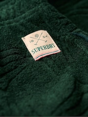 Superdry Green Country Club Towelling Shorts - Image 6 of 6