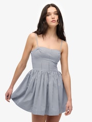 Superdry Black Corset Cami Mini Dress - Image 1 of 6