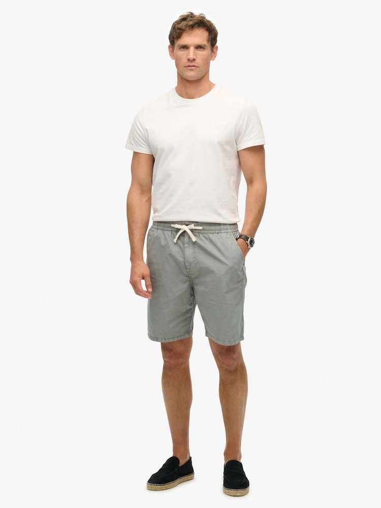 Superdry Grey Essentials Walk Shorts - Image 1 of 3