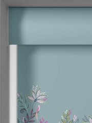 Sara Miller Dusky Blue Botanic Paradise Border Made to Measure Roller Blind - Image 4 of 6
