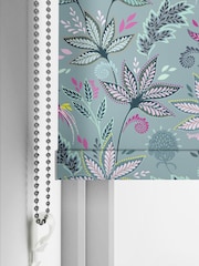 Sara Miller Dusky Blue Botanic Paradise Border Made to Measure Roller Blind - Image 5 of 6