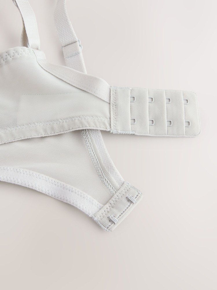 Pink/Cream/Green Floral DD+ Non Pad Full Cup Bras 3 Pack - Image 13 of 13