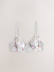 Pink/Cream/Green Floral DD+ Non Pad Full Cup Bras 3 Pack - Image 9 of 13