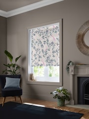 Sara Miller Warm Grey Ornamental Peacock Made to Measure Roller Blind - Image 2 of 6