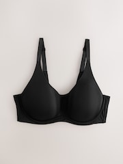 Black Premium Ultimate Comfort Lightweight Breathable Full Cup Bras DD-G - Image 6 of 8