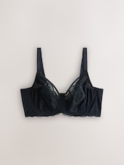 Black F-K Ultimate Support Lace Non Pad Full Cup Bra - Image 1 of 3