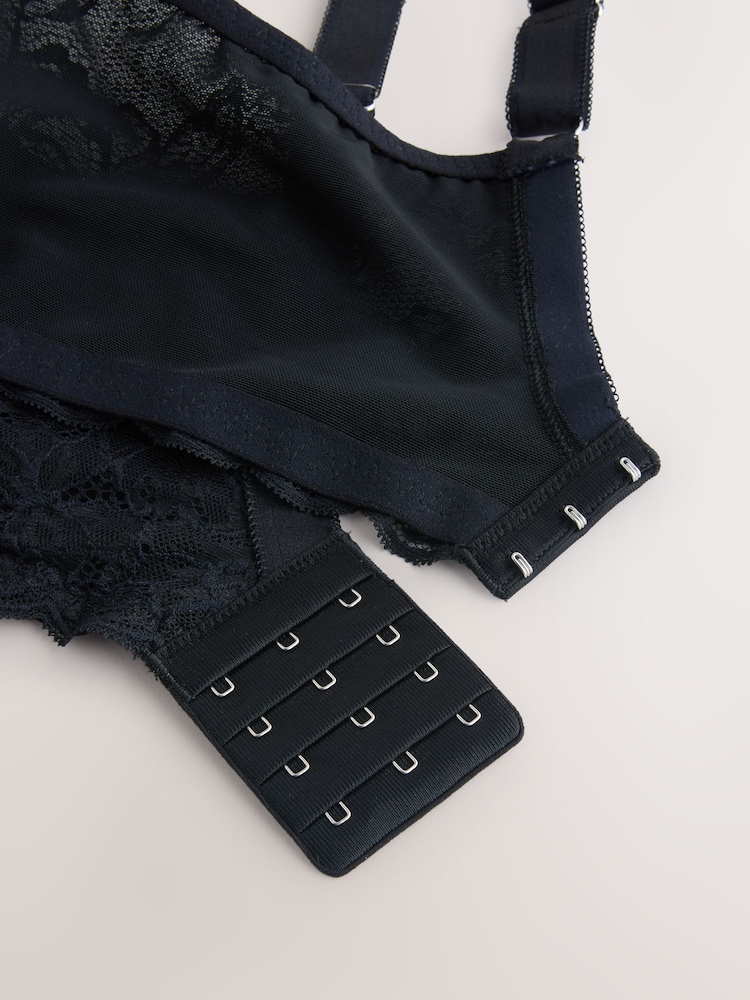 Black F-K Ultimate Support Lace Non Pad Full Cup Bra - Image 3 of 3