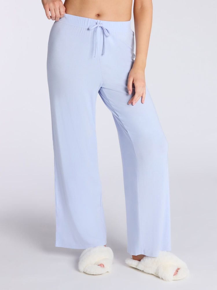 Azul - Boux Avenue Rib Modal Pyjamas - Imagen 1 de 4