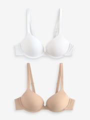 Boux Avenue White T-Shirt Bras 2 Pack - Image 1 of 1