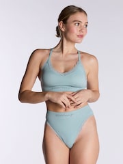 Boux Avenue Floral Print Embroidered Bralette And Thongs Set - Image 1 of 6