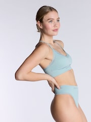 Boux Avenue Floral Print Embroidered Bralette And Thongs Set - Image 3 of 6