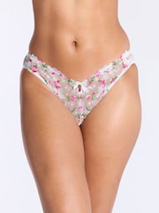 Boux Avenue Blossom Floral White Knickers - Image 1 of 2