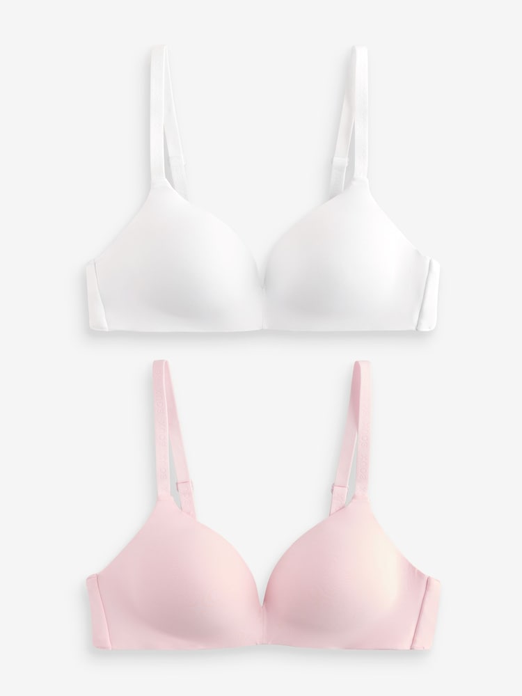 Boux Avenue Non Wired Plunge Bras 2 Pack - Image 1 of 3