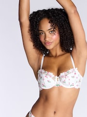 Sutiã Balconette Branco com Estampa Floral Boux Avenue Blossom - Imagem 3 de 7