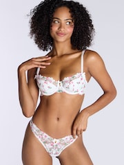 Sutiã Balconette Branco com Estampa Floral Boux Avenue Blossom - Imagem 5 de 7