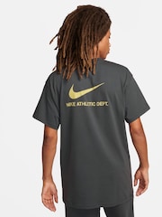 Nike Black Mens Graphic Print T-Shirt - Image 2 of 5
