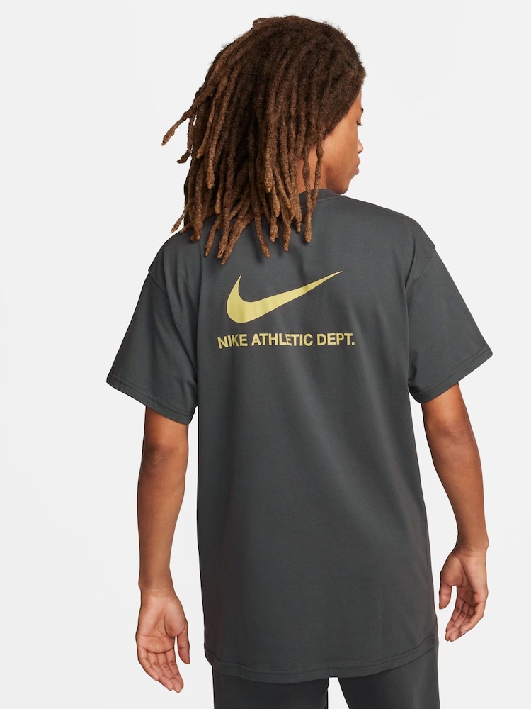 Nike Black Mens Graphic Print T-Shirt - Image 2 of 5