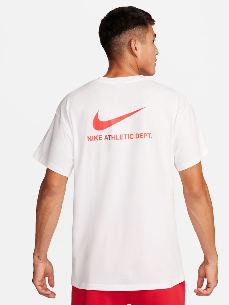 Nike White Mens 100% Cotton Graphic T-Shirt - Image 2 of 5