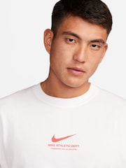 Nike White Mens 100% Cotton Graphic T-Shirt - Image 3 of 5